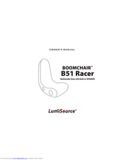 Lumisource BOOMCHAIR B51 Racer Owner's Manual