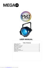 Mega Lite VAZT LED P100 User Manual