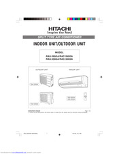 Hitachi RAS-260GA Instruction Manual