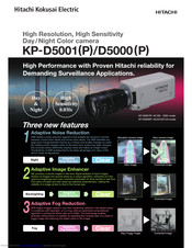 Hitachi KP-D5001 Specifications
