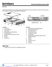 HP ProLiant DL180 Generation 6 (G6) Quickspecs