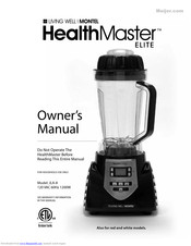 HealthMaster JLA-8 120 VAC Owner's Manual