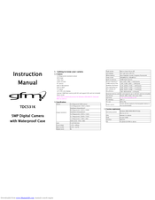 gfm TDC531K Instruction Manual