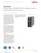 Fujitsu PRIMERGY TX150 S8 Manuals | ManualsLib