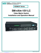 Network Technologies VEEMUX SM-nXm-15V-LC Installation And Operation Manual