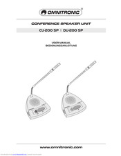 Omnitronic DU-200 SP User Manual