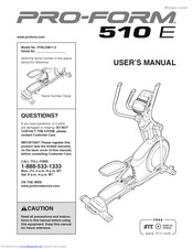 Pro-Form PFEL05811.3 User Manual