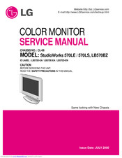 LG StudioWorks LB570BZ Service Manual