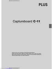 Plus Captureboard C-11 User Manual