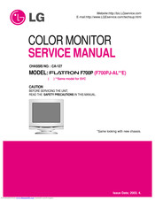 LG Flatron F700P Service Manual
