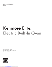 Kenmore Elite Electric Built-In Oven Use & Care Manual