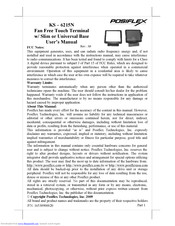 POSIFLEX KS - 6215N User Manual