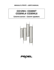 PROEL CO20W7 User Manual