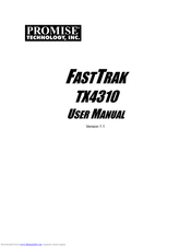 Promise Technology FastTrak TX4310 User Manual