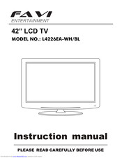 FAVI L4226EA-BL Instruction Manual