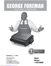 George Foreman GR1100GM Use And Care Book Manual