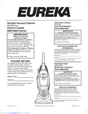 Eureka 8800 Series Owner's Manual