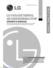 LG PACKAGED TERMINAL Owner's Manual