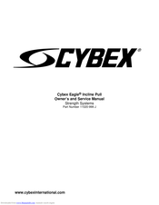 CYBEX Eagle 11020 Owner's And Service Manual