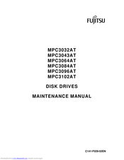Fujitsu MPC3096AT - Desktop 9.7 GB Hard Drive Maintenance Manual
