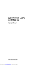 Fujitsu D2542 Tehnical Manual