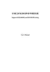 Emprex USB 2.0 Slim DVD Writer User Manual
