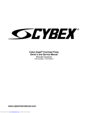 Cybex Eagle Overhead Pres Owner's And Service Manual