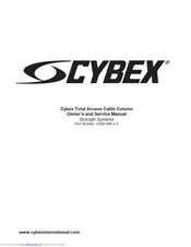 Cybex Total Access Cable Column Owner's And Service Manual