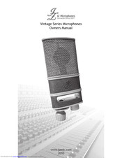 JZ Microphones Vintage Series Owner's Manual