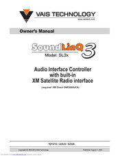 Vais Technology SoundLinQ SL3x Owner's Manual