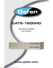 Gefen CAT5-1600HDR User Manual