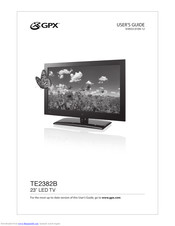 GPX TE2382B User Manual