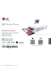 LG Pocket Photo PD233 Owner's Manual