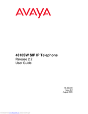 Avaya one-X 4610SW User Manual