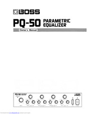 Boss PQ-50 Owner's Manual