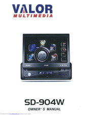 Valor Multimedia SD-904W Owner's Manual