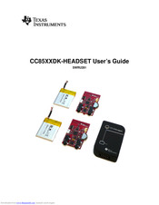 Texas Instruments PurePath CC85XXDK-HEADSET User Manual