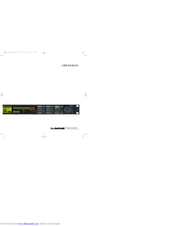 TC Electronic Finalizer PLUS/96 User Manual
