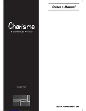 SPL Charisma 9527 Owner's Manual