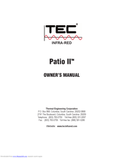 TEC Patio II Owner's Manual