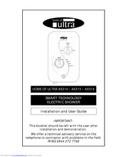 Home of ultra AX316 Installation And User Manual