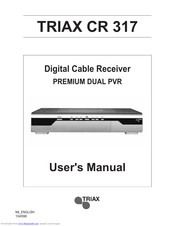 Triax CR 317 User Manual