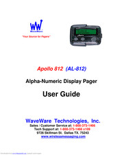 WaveWare AL-812 User Manual