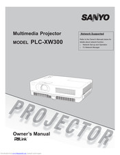 Sanyo PLC-XW300 Owner's Manual