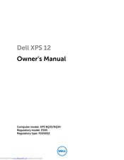 Dell XPS 9Q33 Owner's Manual