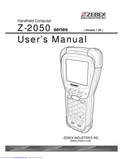 Zebex Z-2050 Series User Manual