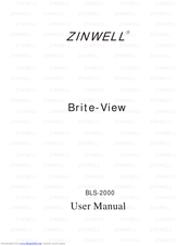 Zinwell Brite View BLS-2000 User Manual