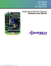 Ziatech Corporation ZT 8903 Hardware User Manual