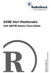 Radio Shack Weather Radio Owner's Manual