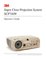 3M SCP716W Operator's Manual